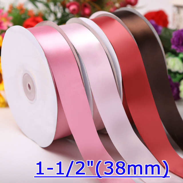 Printed/Plain Single faced Satin Ribbons, Size: 3mm To 100mm at Rs