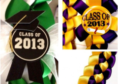 ribbon leis for graduation