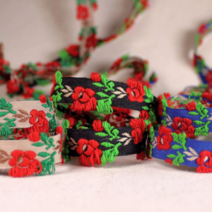 Embroidered Trim Ribbon